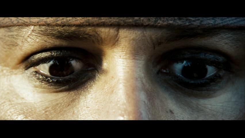 ...and rise... Johnny Depp as Captain Jack Sparrow