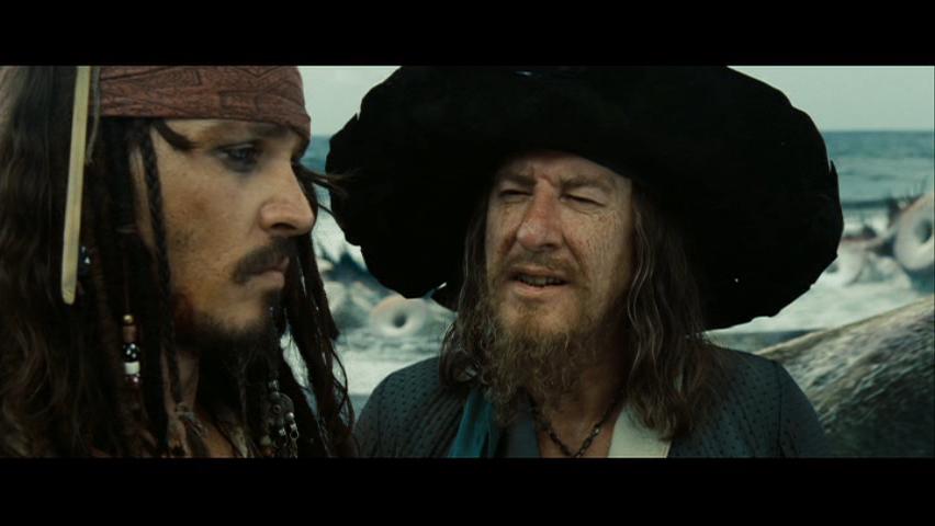 Aye. Johnny Depp as Captain Jack Sparrow