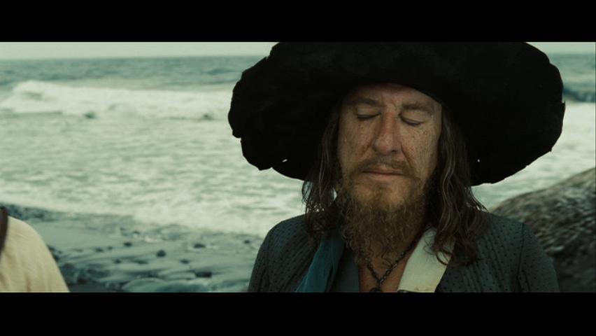 She's taken his spirit. Johnny Depp as Captain Jack Sparrow