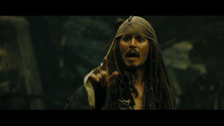 You made that up! Johnny Depp as Captain Jack Sparrow