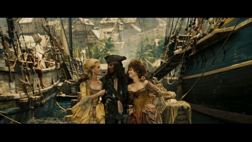 ...known to frighten young women... Johnny Depp as Captain Jack Sparrow