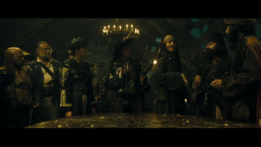Let us not, dear friends... Johnny Depp as Captain Jack Sparrow