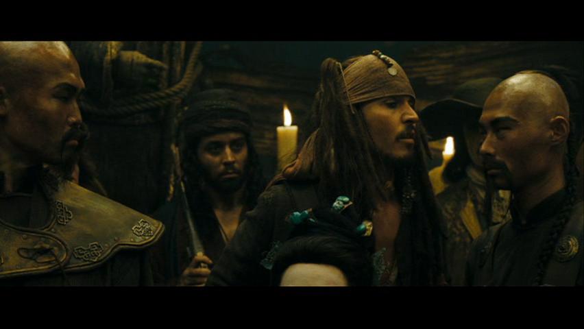 Pin them up together ... Johnny Depp as Captain Jack Sparrow