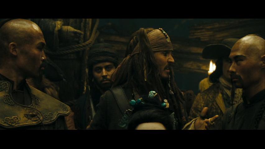 ...fish nature. Johnny Depp as Captain Jack Sparrow